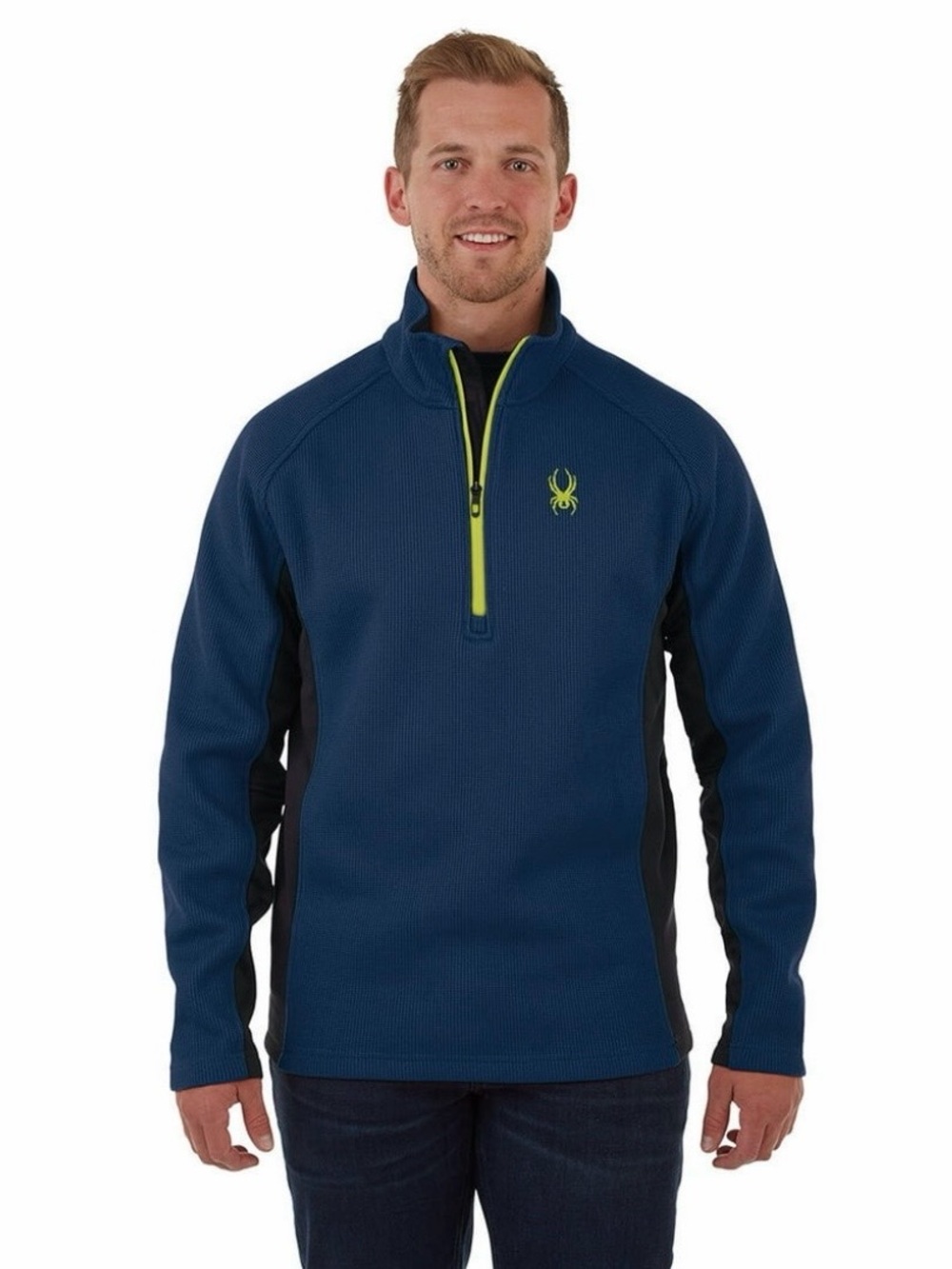 Spyder Active Sports Men's XL Outbound Half Zip Mid-Weight Mock Neck Sweater NWT